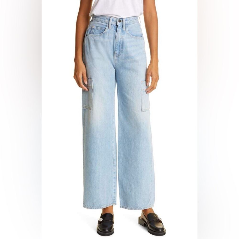 Frame Denim Le Pixie High Waist Pocket Baggy Jeans